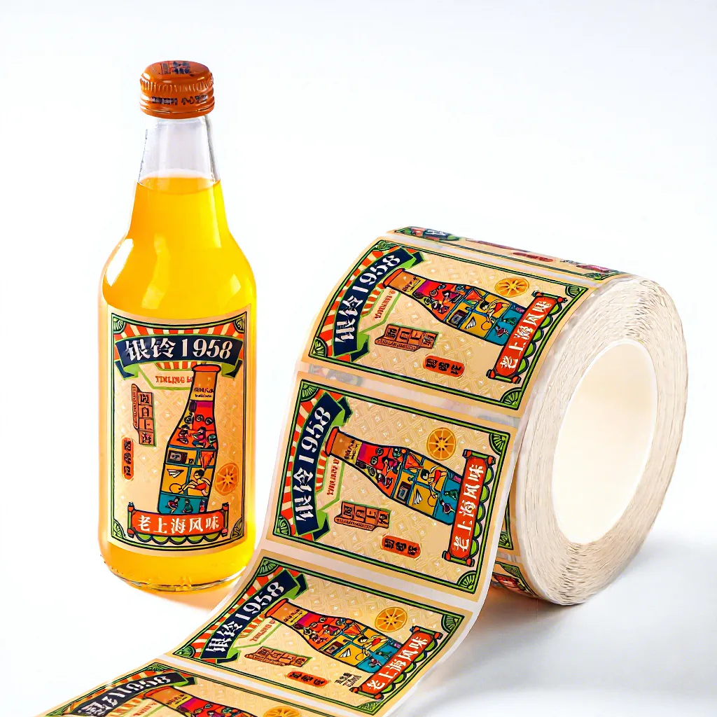 Premium Bottle Labels for custom packaging labels